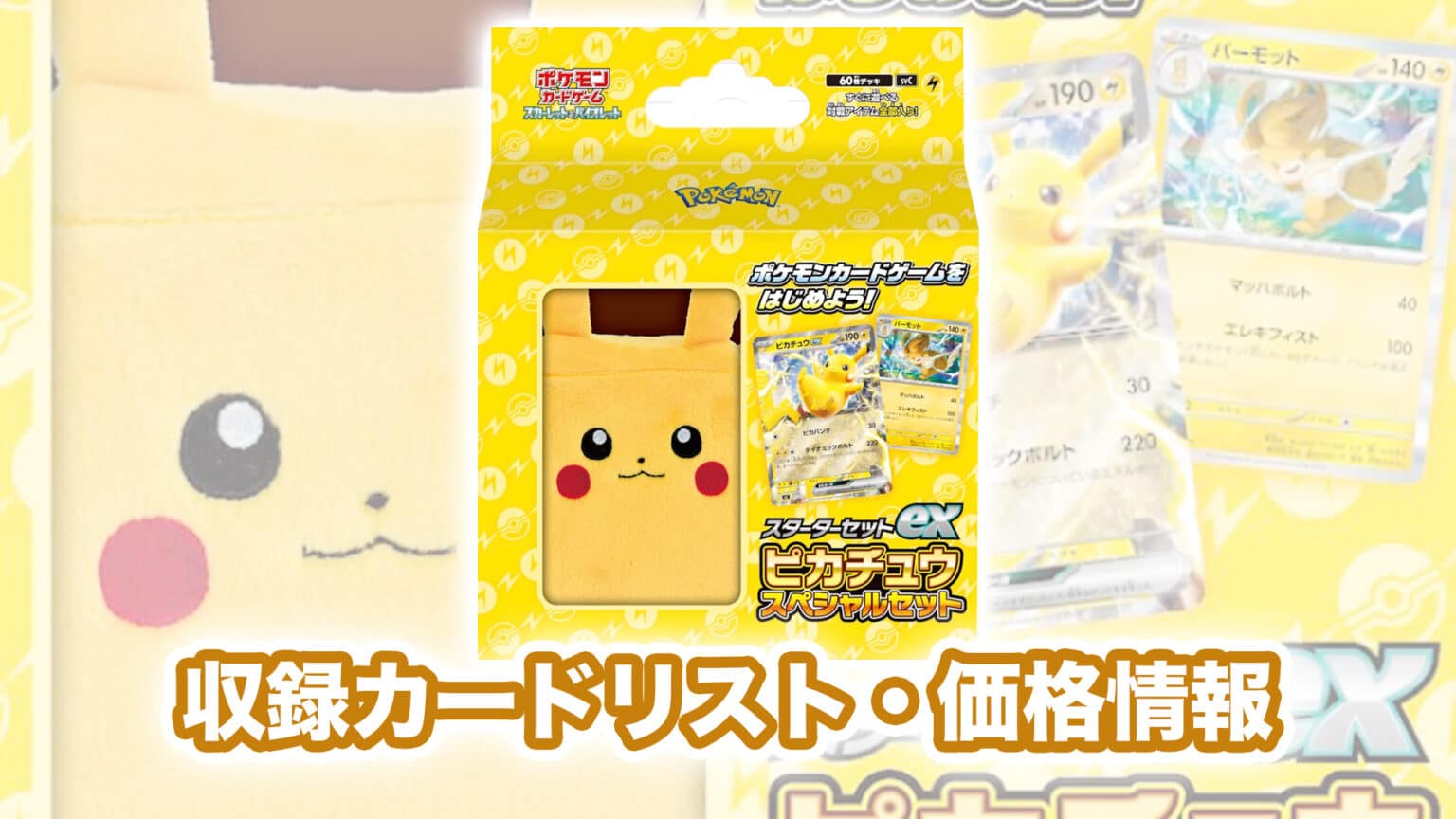 ポケモン ウソハチ ピカチュウスペシャルセット スターター