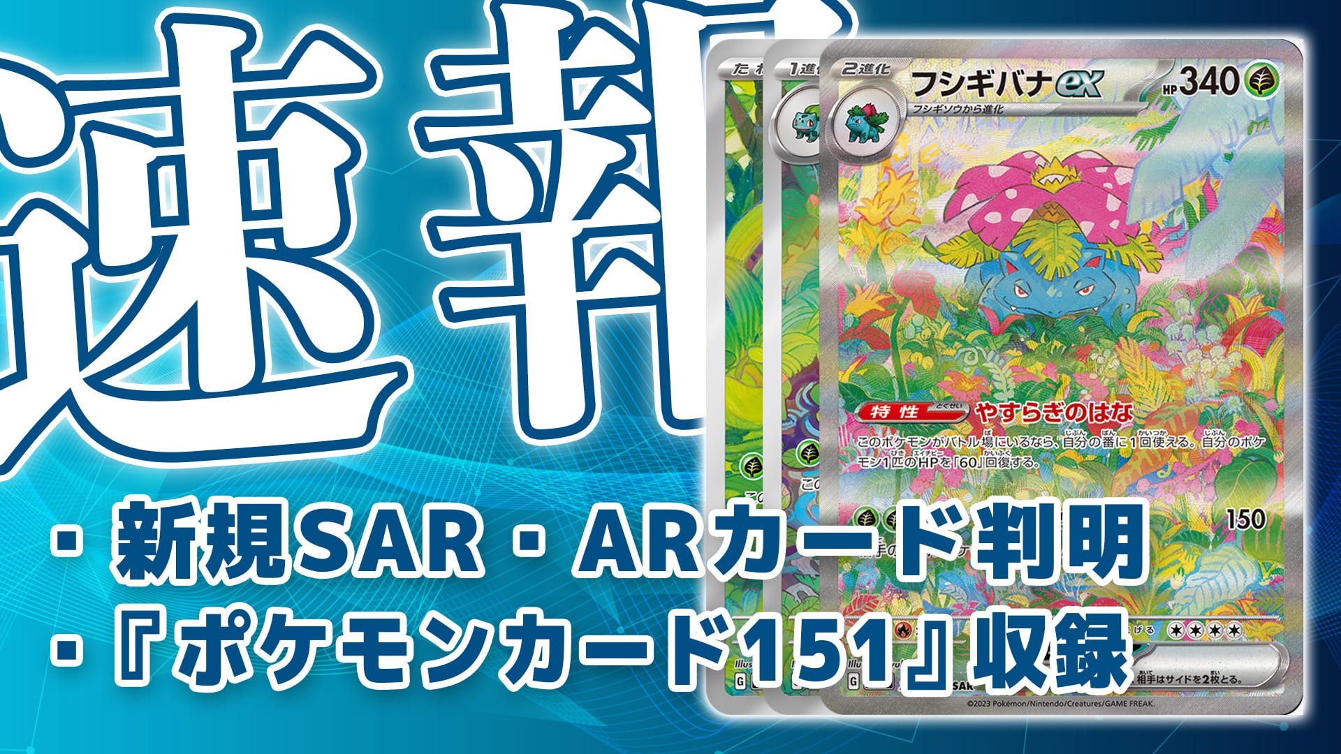 PSA10連番】フシギダネ フシギソウ ar フシギバナex sar【ポケカ 