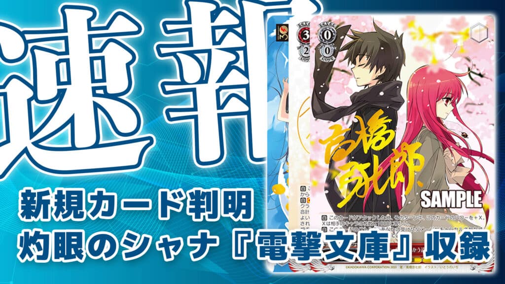 ヴァイス 電撃文庫 共に歩む、希望に向かう道へ 悠ニ＆シャナ sp+