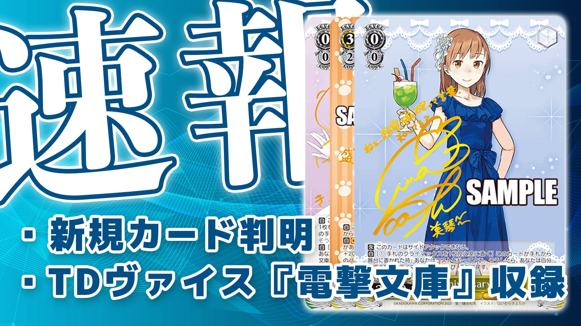 ヴァイス ws電撃文庫TD それぞれの想い 実乃梨大河亜美 spサイン