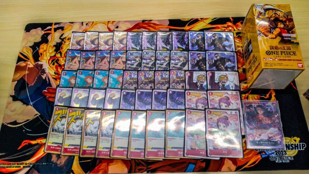 ワンピースカード デッキ 紫 ルフィ - トレーディングカード